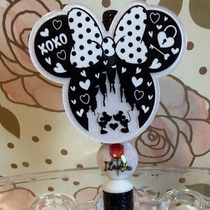 Minnie Mouse Black and White Decorative Pen